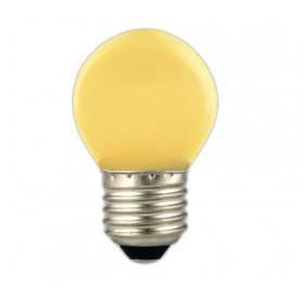 Calex LED Party kogellamp E27 1W geel